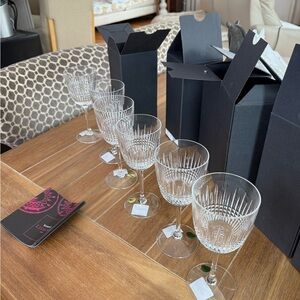 Waterford Crystal Elegant Clear Goblet Set